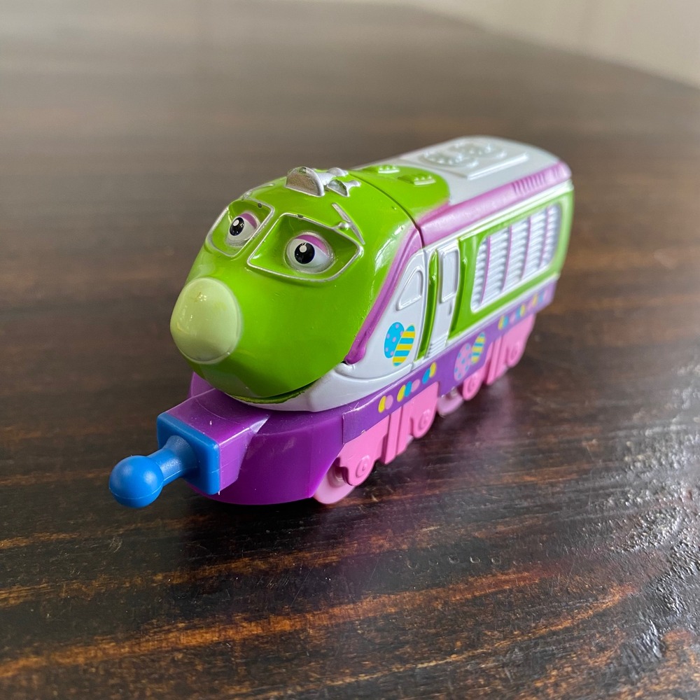 Chuggington Diecast Koko Easter Special Train Engine Learning Curve Green